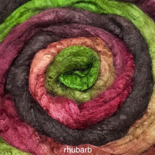 Zijde handgeverfd : tussah zijde
