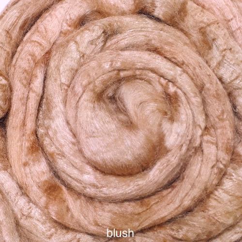 Zijde handgeverfd : tussah zijde